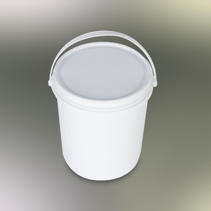 Wholesale 4L Custom White Plastic Bucket Chemical Sealed Packaging Cylinder Design <b>Drums</b> Pails Barrel 189 x 166 x 203 mm - Product Image 4