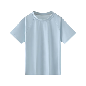 T-shirts décontractés pour garçons, collection été, design tendance, coton doux de qualité supérieure, t-shirts unis pour enfants. - Product Image 4