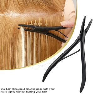 Kit d'outils pour extensions capillaires à coudre, pinces à extensions capillaires à 2 trous, pinces microlink, aiguille à boucle pour extensions capillaires - Product Image 5