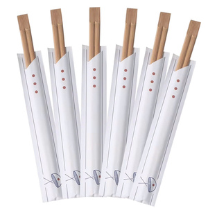 Baguettes jetables en bambou, conformes aux normes alimentaires, avec étui individuel en papier - Baguettes artisanales en bambou naturel de Eco2go Vietnam - Product Image 6