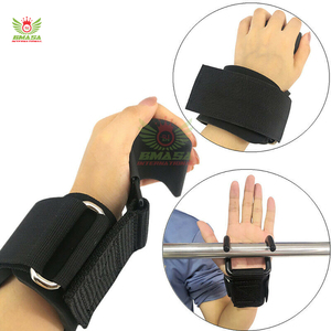 Gancho para levantamiento de pesas, gancho portátil de agarre fuerte para muñeca, resistente y seguro para mujeres y hombres, ganchos para levantamiento de pesas para fitness - Product Image 5