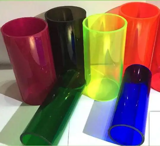 बड़े व्यास Lucite स्पष्ट रंग पाले सेओढ़ लिया ओपल प्लास्टिक कास्ट Extruded एक्रिलिक ट्यूब रॉड उत्पाद पी एमएमए उत्पादन आकार कट