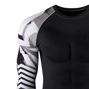 Camisetas de Compresión Largas de Alta Calidad para Gimnasio, Camisetas de MMA Sublimadas con Ajuste Ceñido a la Piel - Product Image 5