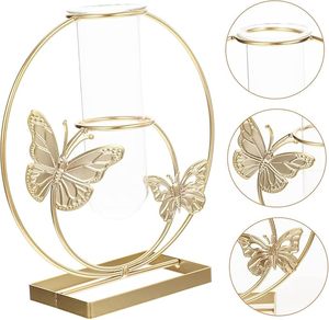 Metal Decorative <b>Vase</b> <b>Gold</b> Finish Premium Tabletop <b>Vase</b> for Living Room Kitchen and Dining Table Decor - Product Image 2