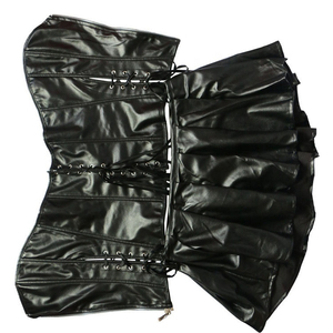 Corset court pour femme en cuir d'agneau de haute qualité, tendance, amincissant, à prix abordable - Product Image 6