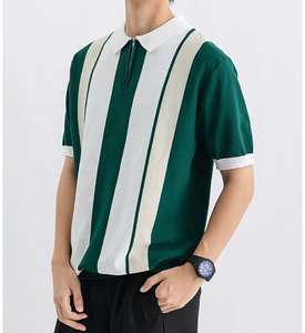 T-shirt personnalisé imprimé intégral en polyester à séchage rapide avec logo brodé personnalisé pour le tennis, le bowling, le golf, maillot de sport pour homme, polo - Product Image 5