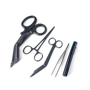 Trauma Shears Combo Pack Holster Tactical Silver Heavy Duty Manual Stainless Steel EMS Paramedic <b>Ambulance</b> Rescue Medical - Product Image 2