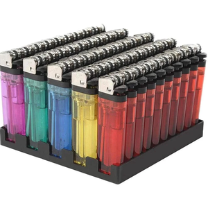 High Quality Disposable Plastic LED <b>Lighters</b> / <b>Custom</b> Logo Disposable <b>Lighter</b> / Refillable Eco-Friendly Portable <b>Lighters</b> - Product Image 5