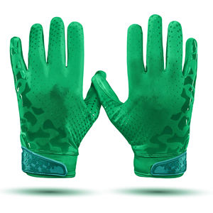 Gants de football avec logo personnalisé |   Compression respirante extensible dans 4 directions |   Prix de gros d'usine - Product Image 1