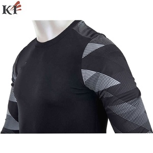 High Quality Custom Breathable Polyester <b>Mesh</b> <b>Long</b> <b>Sleeve</b> Adult Unisex Soccer Goalkeeper 100% Jersey Custom Logo Summer All - Product Image 3