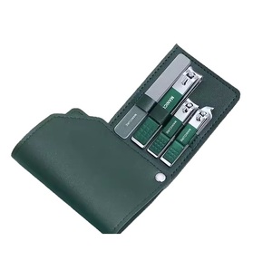 Factory Supply Custom Black Stainless Steel Durable 3 1 Manicure Set Straight Edge Toe Cutter Finger Nipper Nail <b>File</b> Gift <b>Box</b> - Product Image 5