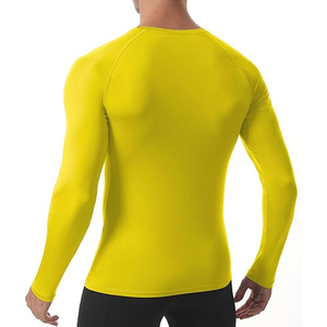 Camiseta de Compresión Deportiva para Hombre con Logotipo Personalizado, Manga Larga, Secado Rápido, para Gimnasio, Fitness, OEM - Product Image 2