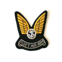 Insignias de Solapa Bordadas a Mano de Primera Calidad con Tela de Lona, Colores y Logotipos Personalizados para Oficiales