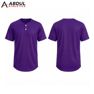 Camiseta de béisbol para hombre, tela cómoda, ajuste ideal para entrenamiento y uso en el día del partido, con diseño duradero y estilo moderno. - Product Image 1