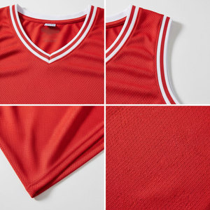 High Quality Custom Made Blank Basketball Jersey 100% Polyester Sleeveless Top Mesh Fabric OEM/ODM Service - Product Image 6