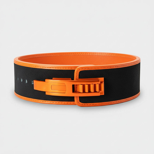 Ceinture de musculation à levier en cuir durable avec fermeture en acier robuste pour un ajustement confortable et sécurisé - Product Image 4