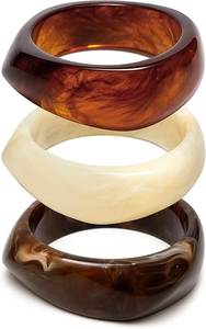 Brazalete de Resina Hecho a Mano con Acabado Artístico Sofisticado, Idea de Regalo Elegante - Product Image 4