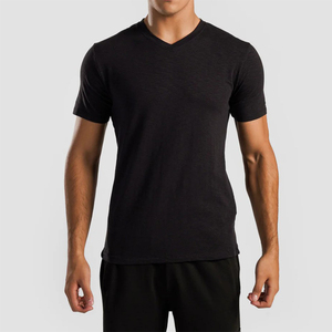 T-shirts pour hommes à manches courtes, coupe ajustée, de qualité supérieure, respirants, écologiques, confortables et légers, avec logo personnalisé en gros - Product Image 1