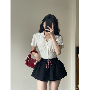 กระโปรงขาสั้นเอวสูงยืดหยุ่นดี ระบายอากาศได้ดี ทรงบาน สวมใส่สบาย มีหลายสี ราคาดี เหมาะสำหรับใส่ลำลอง - Product Image 4