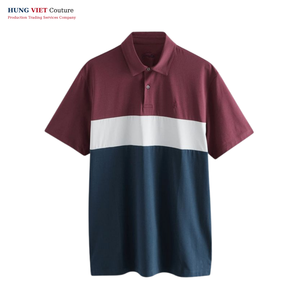 Polo de golf personnalisé pour hommes, balle de cornichon biologique de performance en polyester spandex camouflage à haute impression et sublimation - Product Image 5