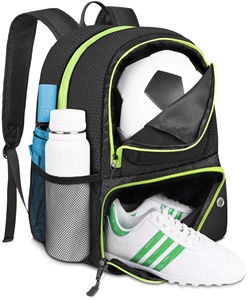 Sacs à dos de sport d'extérieur en gros avec fermeture éclair en PU et doublure en polyester pour l'été et le printemps, idéaux pour le football, la gym et le basketball - Product Image 1