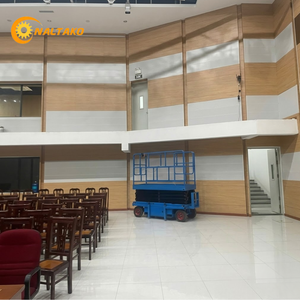 High Strength Q345 Steel 5m Electric Scissor Lift Platform 300kg 220V <b>Towable</b> Lift for Facility Management - Product Image 3