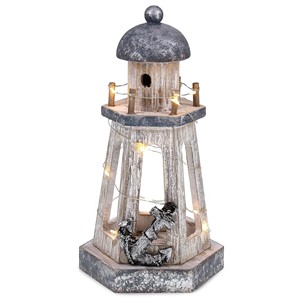 Farol de Madera de Teca Hecho a Mano con Inspiración Costera - Venta al por Mayor B2B - Product Image 2