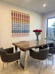 Décoration murale polyvalente en maillons de chaîne en résine époxy artistique personnalisée pour projets de bricolage, séparateur de pièce ange personnalisé - Product Image 5