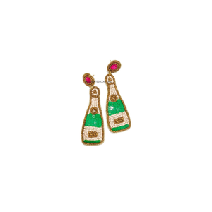 Pendientes de cuentas inspirados en sandía, pendientes de cuentas de semillas con diseño de frutas tropicales, pendientes artesanales indios de primera calidad, pendientes de cuentas al por mayor. - Product Image 2