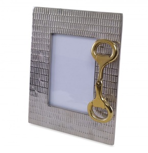 Luxury Silver Metal Double Photo Frame <b>Folding</b> <b>Hinged</b> Twin Picture Frame for Tabletop Modern Duo Portrait Holder - Product Image 5