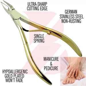 Non-Slip Grip Perfect For Hand And Feet Nail Care Care Precision Dead Skin Remover Clipper Cuticle Nipper Manicure <b>Tools</b> - Product Image 2