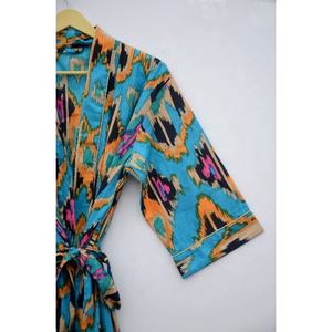 Robe Kimono à imprimé Floral pour femmes, vêtements de plage, vêtements de nuit, nouvelle collection - Product Image 3