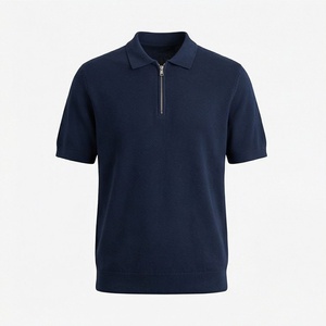 Polo de Alta Gama para Hombre con Cierre, Tejido Transpirable de Alto Rendimiento con Cuello Ajustable, Ideal para Ropa Deportiva - Product Image 1