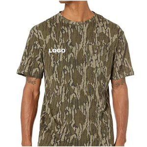 T-shirts personnalisés pour hommes en coton 100% respirant et écologique, imprimés camouflage Bottomland, vente en gros de t-shirts camouflage Bottomland - Product Image 2