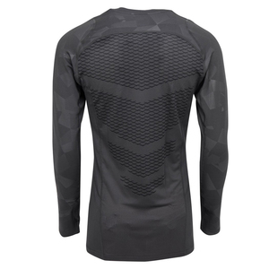 Chemise de compression unisexe légère à manches longues en Spandex/Nylon, respirante, séchage rapide, avec logo personnalisé par sublimation, fabrication en usine - Product Image 6