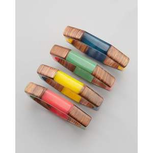 RR ENTERPRISES Bracelets classiques faits à la main en résine et en bois, apprêts de bijouterie, fabriqués en Inde - Product Image 6