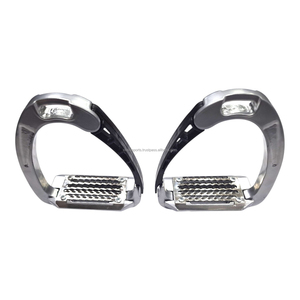 Estribos Alemanes para Montar a Caballo, de Aluminio y Acero Inoxidable, de Liberación Rápida, Ligeros, para Entrenamiento y Seguridad - Product Image 5