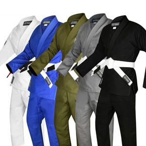 Uniforme de karaté personnalisable 100% coton unisexe pour adultes, vêtements d'arts martiaux, impression par transfert thermique, design de logo sur le devant - Product Image 3
