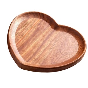 Best Quality Handmade Natural Acacia Wood <b>Square</b> Classic Tray Eco-Friendly Custom Packaging Options for Tea Time Charcuterie - Product Image 1