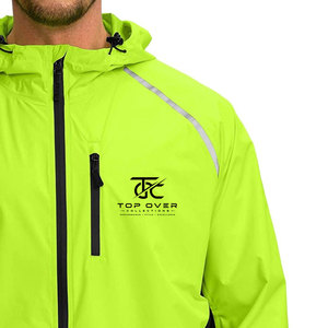 Chaqueta de Lluvia de Lona Personalizada para Hombre, Invierno 2026, con Logotipo Frontal Personalizado, Impermeable, Color y Diseño Personalizables - Product Image 3