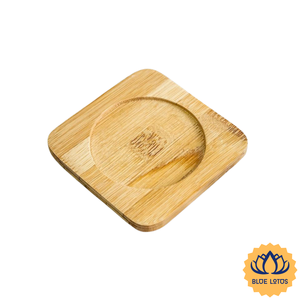 [TOP RATED] | Bamboo Coaster Polished Round Bamboo Table Place Mat For Hotel Dining Room <b>Teacup</b> Set from Blue Lotus Farm - Product Image 1