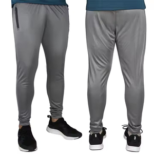 Pantalon de sport décontracté respirant et anti-plis pour homme, idéal pour le football, l'athlétisme et le jogging, 100 % coton - Product Image 1