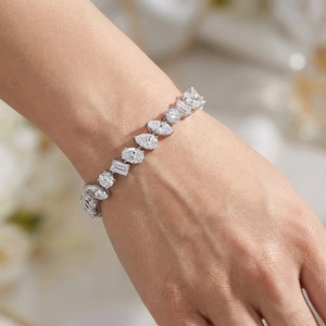 Bracelet Mix-Match en Diamants Inclinés - Or 9k, 14k, 18k - Product Image 2