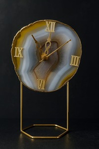 Beautiful Handmade Resin <b>Table</b> <b>Clock</b> Suitable for Decorative <b>Table</b> Accent In Hotels Or Guest Rooms And Reception Areas Decor - Product Image 1