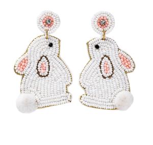 Pendientes de cuentas bordadas, pendientes personalizados con múltiples cuentas, joyería festiva para mujer al mejor precio, pendientes de cuentas - Product Image 1