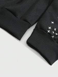 Mens rhinestone oversized <b>hoodie</b> casual streetwear <b>gym</b> wear heavy fabric pullover <b>hoodie</b> winter - Product Image 6