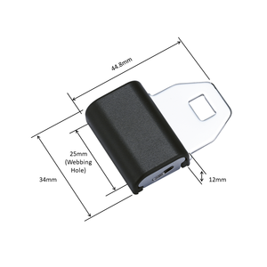 high quality premium CA-05 compact metal buckle easy-release keychain hanger clip - Product Image 3