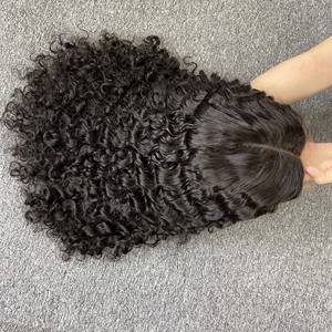 SDD Cheveux Remy Bouclés Naturels pour Perruque Lace Frontal Loose Deep Wave HD Lace Front Perruques pour Femmes Noires - Product Image 5