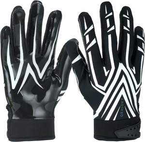 Gants de football américain professionnels légers à paume adhésive, performance améliorée, pour receveurs de football, adultes, jeunes et enfants - Product Image 4