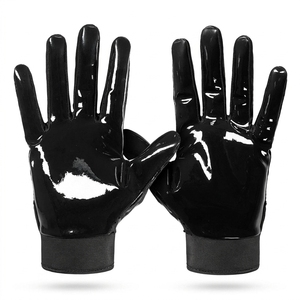 Custom Logo Winter Non Slip <b>Sticky</b> Comfortable High Quality Football Receiver Gloves for <b>Men</b> Outdoor American Football Gloves - Product Image 2